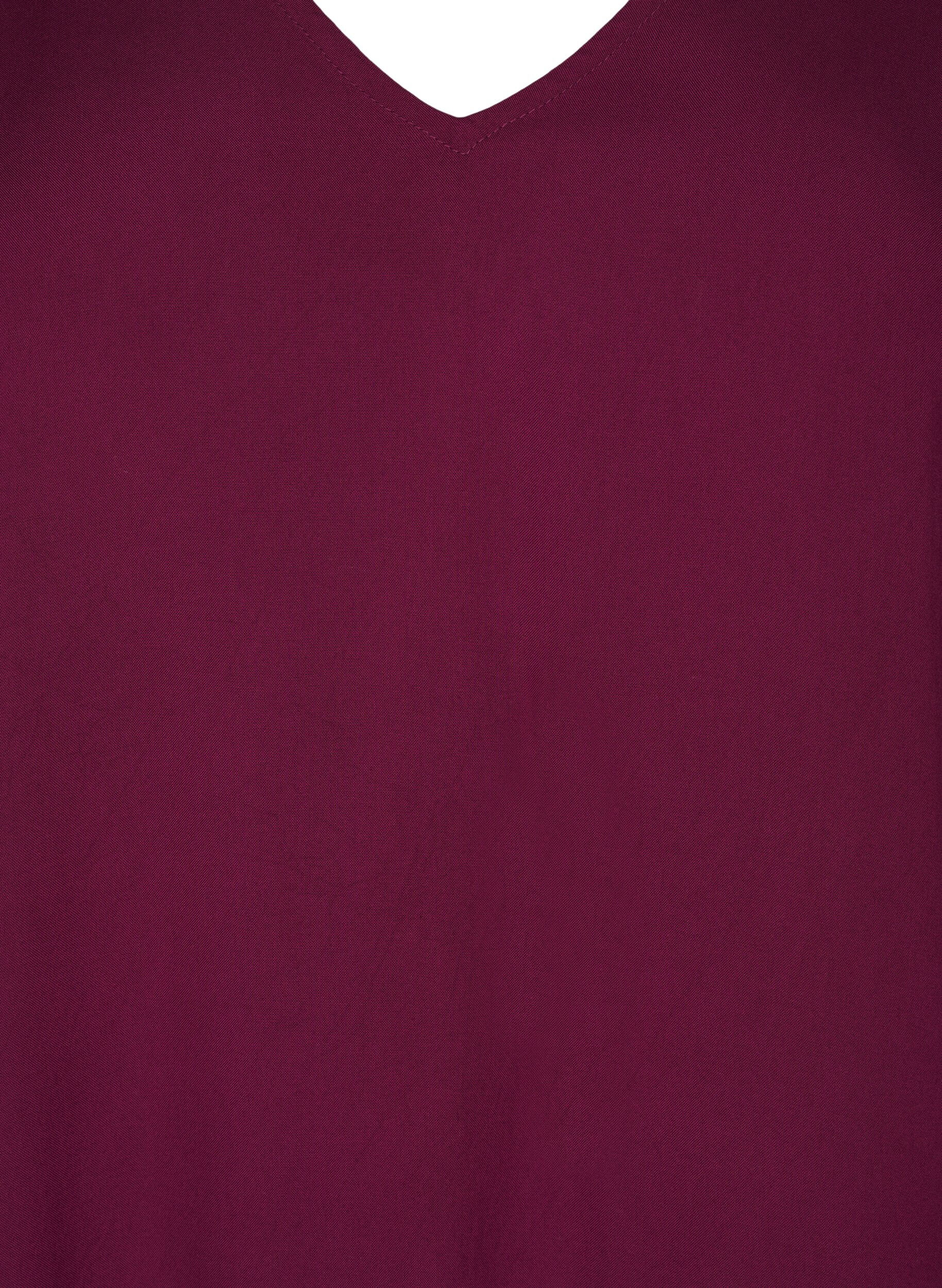 ZizziStrandkleid aus Viskose mit Schulterdetail, Rot, Packshot image number 2