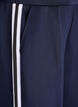 Trainingshose mit hoher Taille und sportlichen Streifen, Blau, Packshot image number 2