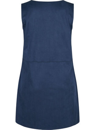 Ärmelloses Kleid mit A-Form, Dark Blue, Packshot image number 1