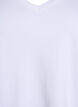 Basic-T-Shirt mit V-Ausschnitt aus Bio-Baumwolle, Weiß, Packshot image number 2