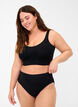 3er-Pack Baumwollslips mit regul&auml;rer Taillenh&ouml;he, Schwarz, Model image number 0