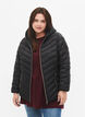 Leichte Steppjacke mit Kapuze, Schwarz, Model image number 0