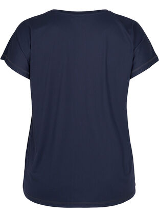 Einfarbiges Trainings-T-Shirt, Graphite, Packshot image number 1