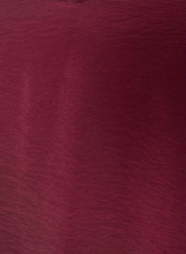Bluse mit Balloneffekt und Chiffondetails, Rot, Packshot image number 2