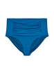 Bikini-Unterteil mit hoher Taille, Blau, Packshot image number 0