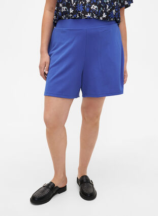 FLASH – Kurze Hosen mit lockerer Passform und Taschen, Dazzling Blue, Model image number 2
