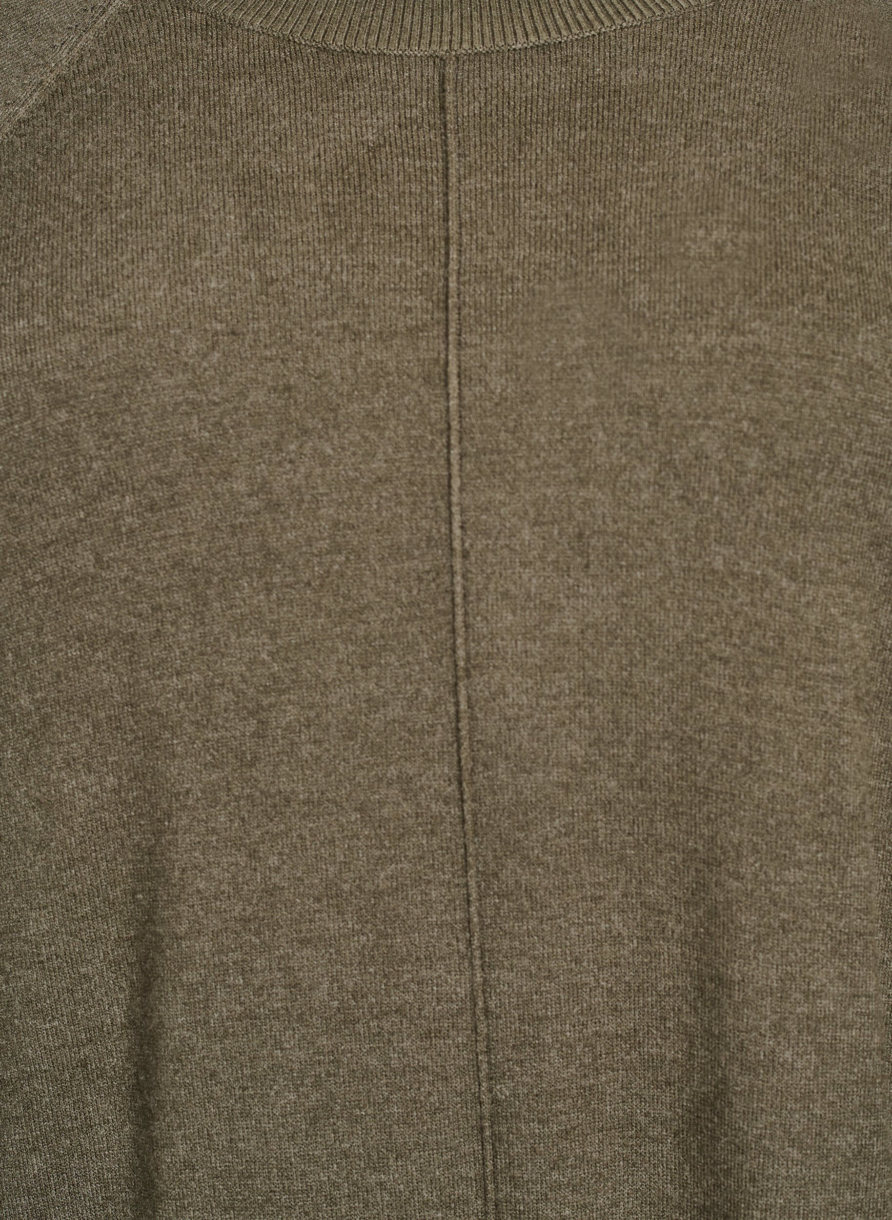 ZizziStrickkleid mit Raglan&auml;rmeln und Mittelnaht, Gr&uuml;n, Packshot image number 2