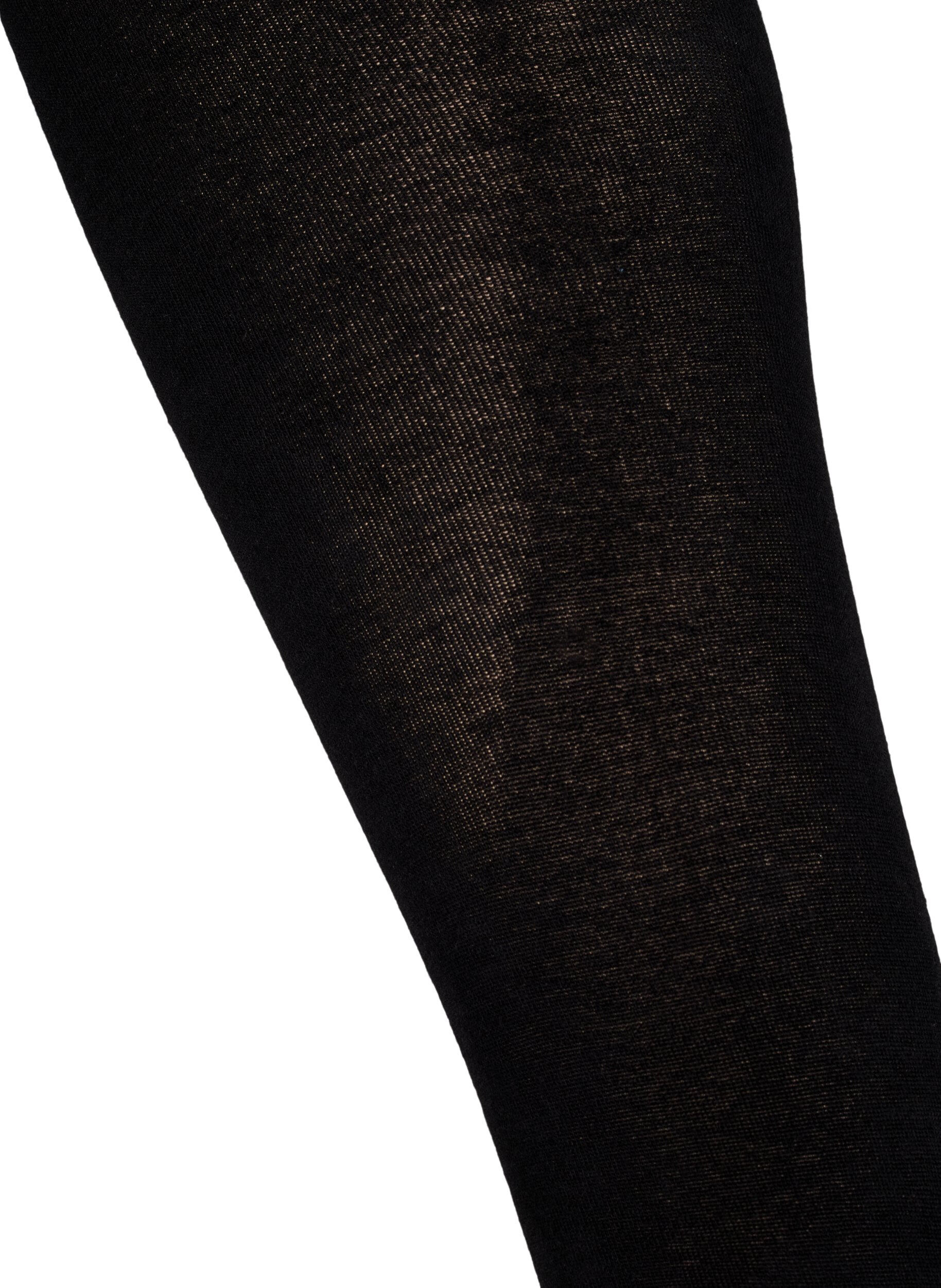 Zizzi150 Denier Strumpfhose aus Kaschmir und Viskose, Schwarz, Packshot image number 2