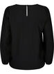 Bluse aus Viskose mit H&auml;keldetails, Black, Packshot image number 1