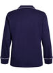 Pyjamahemd aus Baumwolle mit Brusttasche, Blau, Packshot image number 1