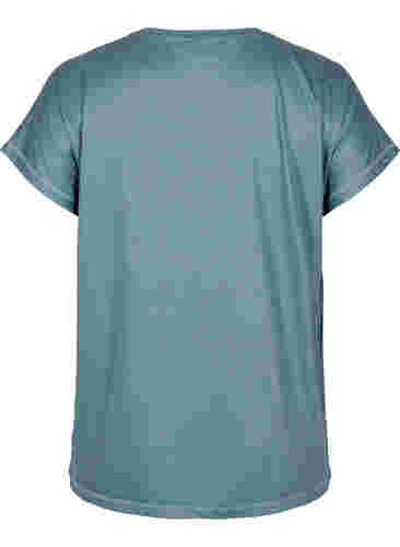 Einfarbiges Trainings-T-Shirt, Dark Forest, Packshot image number 1