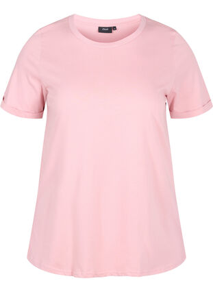 Basic-T-Shirt aus Baumwolle, Zephyr, Packshot image number 0