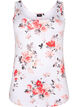 Geblümtes Tanktop aus Viskose, White AOP flower, Packshot image number 0