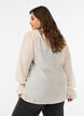 Viskosebluse mit R&uuml;schen und langen &Auml;rmeln, Vanille, Model image number 2