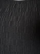 Bluse mit Struktur und 3/4-&Auml;rmeln, Schwarz, Packshot image number 2