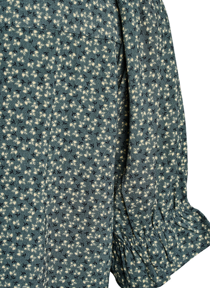 Bluse mit 1/2 Ärmeln, Grün, Packshot image number 3