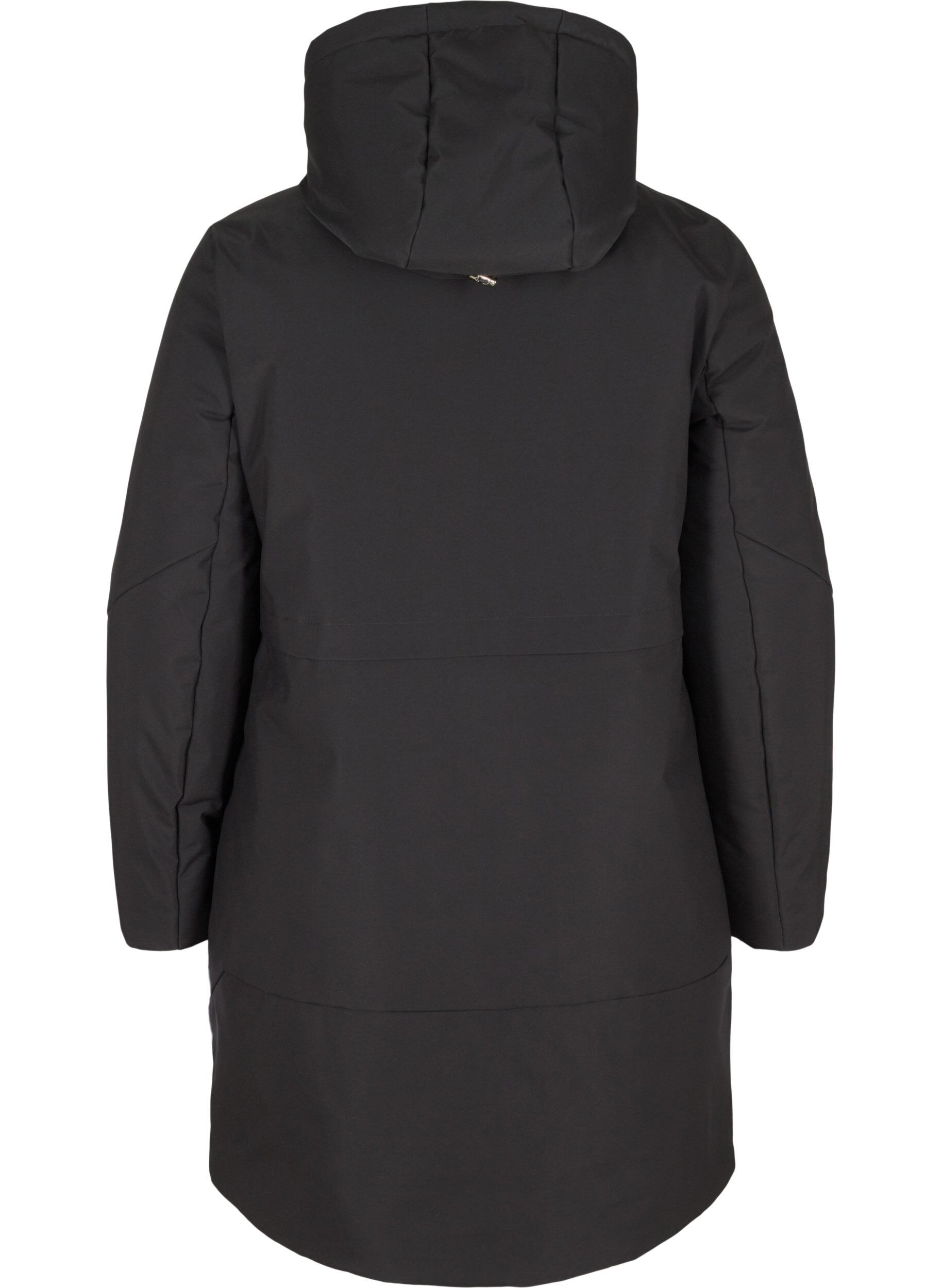 ZizziWinterjacke mit verstellbarer Taille, Schwarz, Packshot image number 1