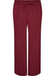 Hose mit strukturierten Streifen und geraden Beinen, Rot, Packshot image number 0