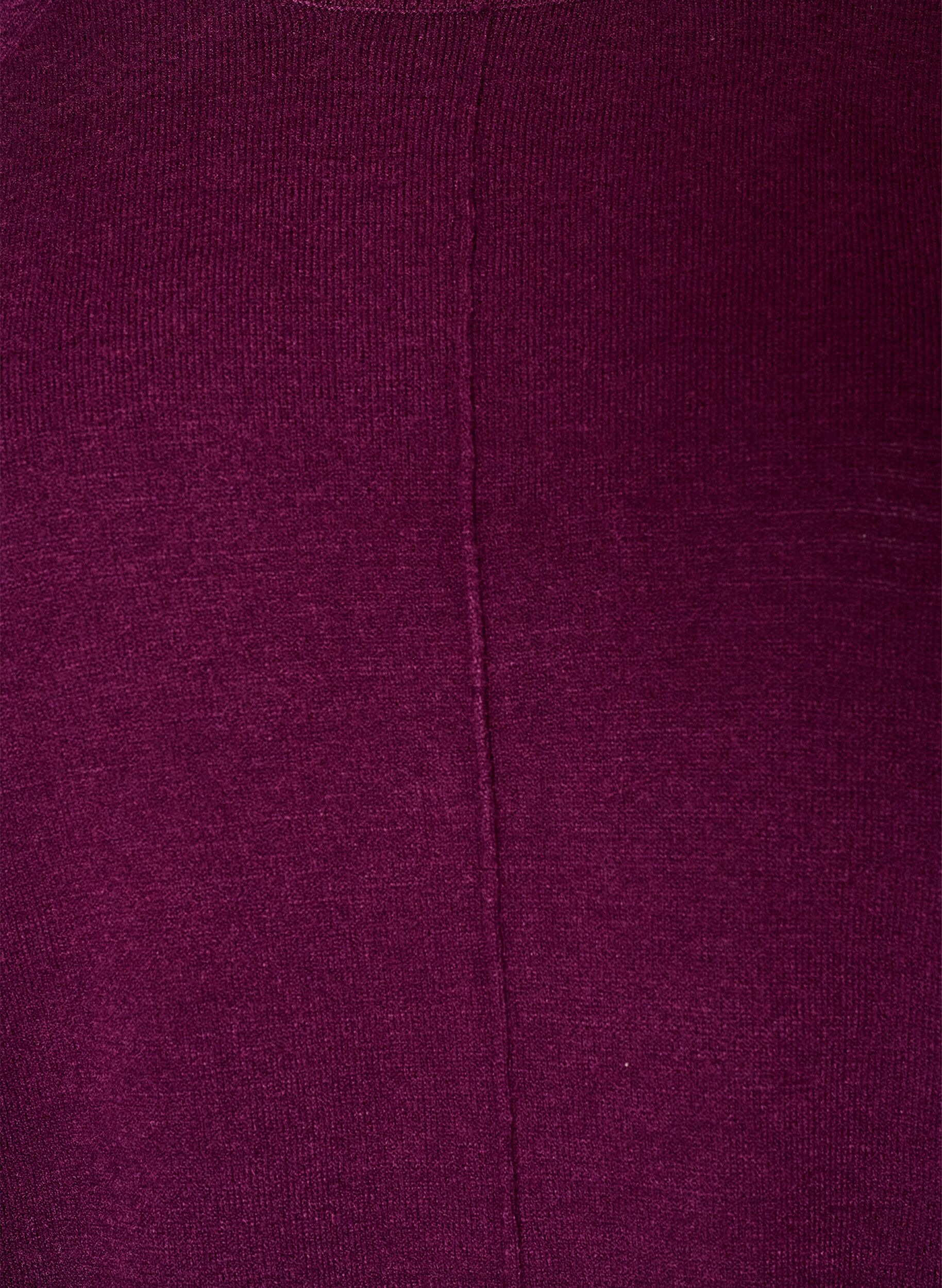 ZizziStrickkleid mit Raglan&auml;rmeln und Mittelnaht, Rot, Packshot image number 2