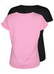 2er-Pack kurzärmlige T-Shirts, Pink, Packshot image number 1