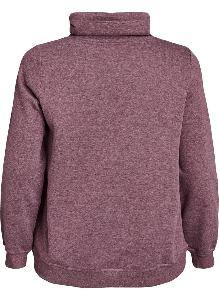 Sweatshirt mit Stehkragen und Taschen, Rot, Packshot image number 1