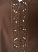 Hemdbluse mit Lochstickerei, Braun, Packshot image number 2