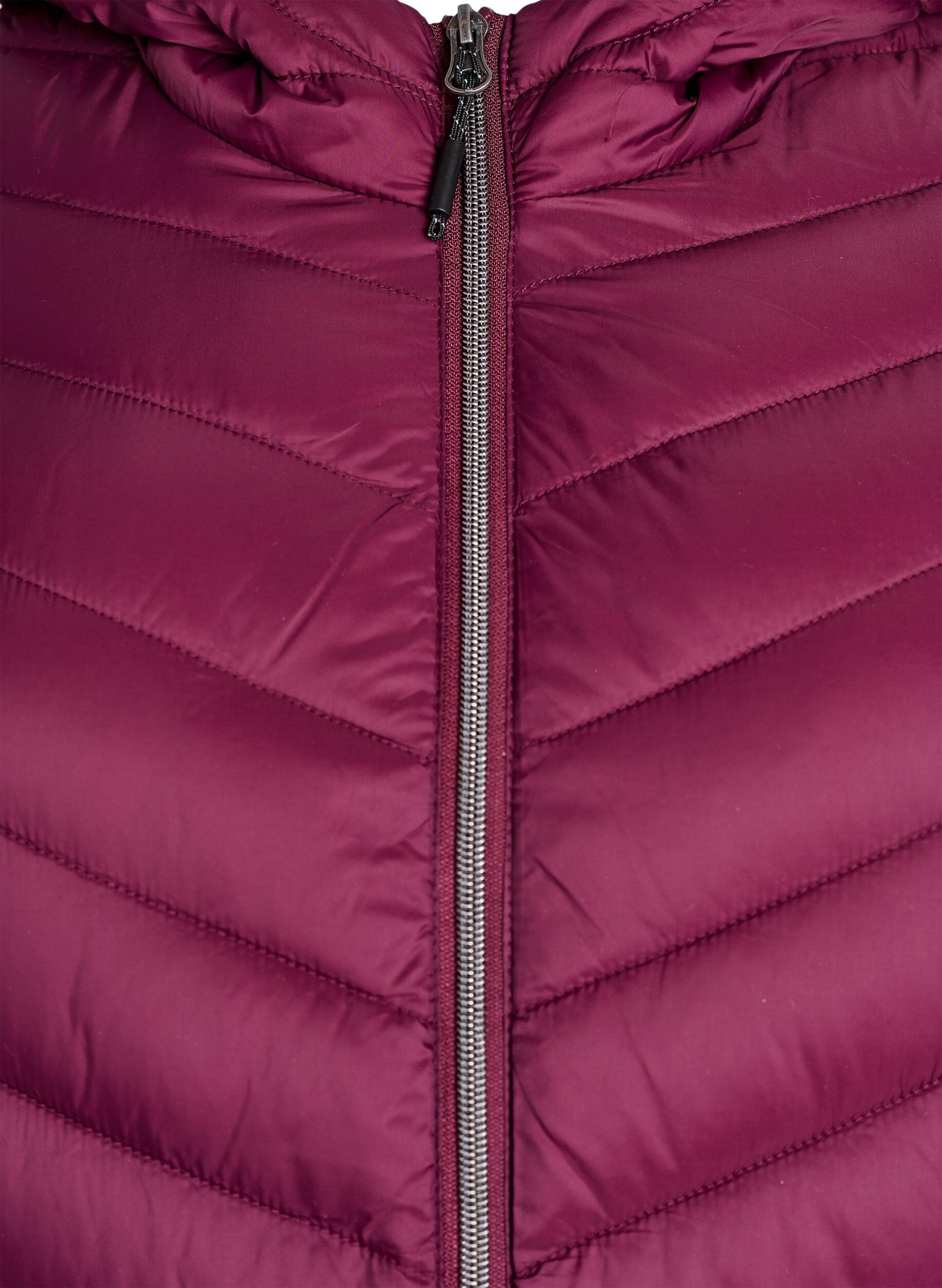 ZizziLeichte Jacke mit Kapuze, Dunkles Bordeaux, Packshot image number 2