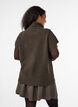 Strickweste mit Rollkragen, Braun, Model image number 2