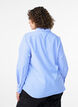 Bluse mit Streifen und Nieten, Blau, Model image number 2