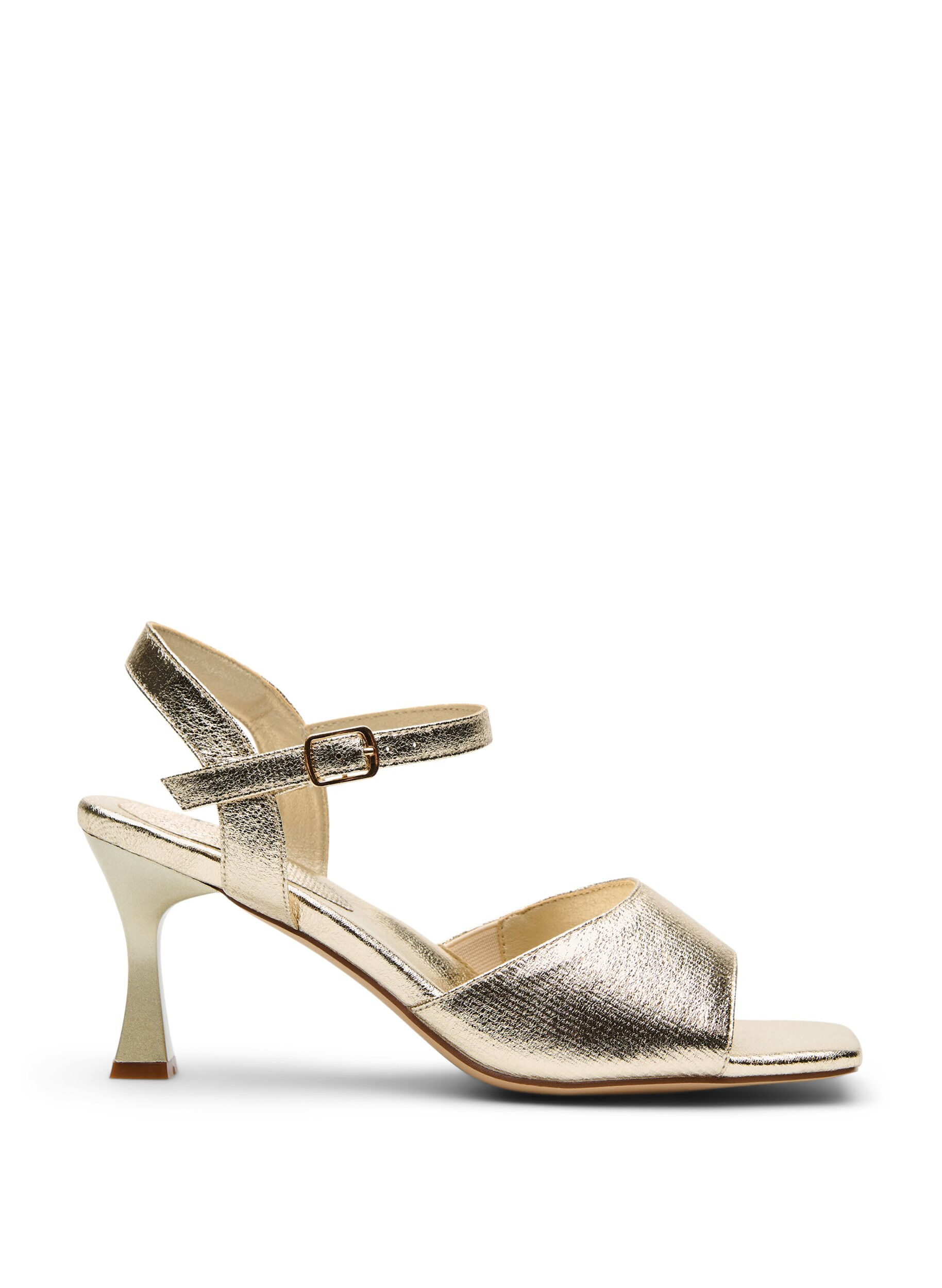 Pumps mit offener Spitze und eckiger Zehenform