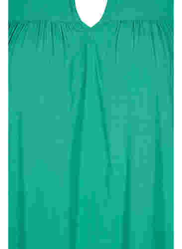 Langarm Viskosekleid mit Smockdetails, Mint, Packshot image number 2