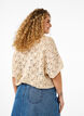 Strickbluse mit kurzen Fledermaus&auml;rmeln, Beige, Model image number 2
