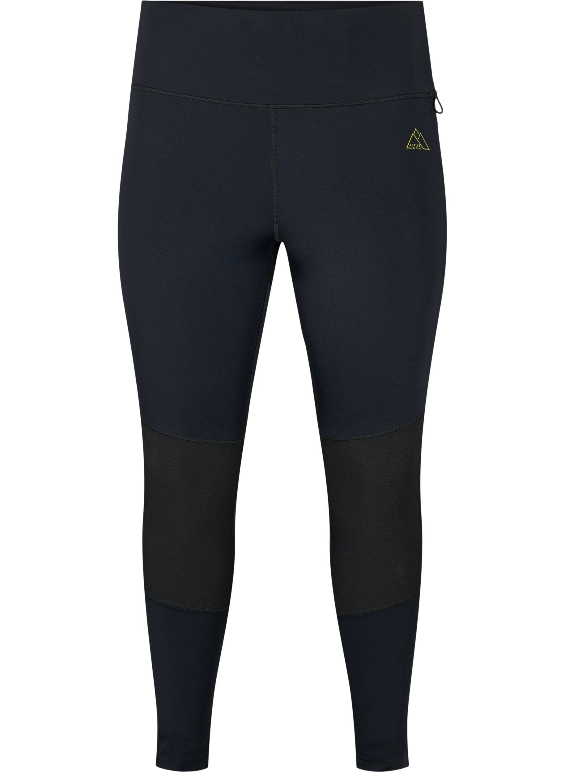 ZizziDehnbare und strapazierf&auml;hige Sport-Leggings mit Taschen, Black, Packshot image number 0