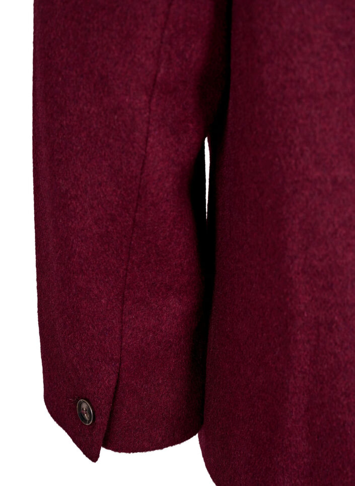 Blazer mit zweireihiger Knopfleiste und klassischen Revers, Rot, Packshot image number 4