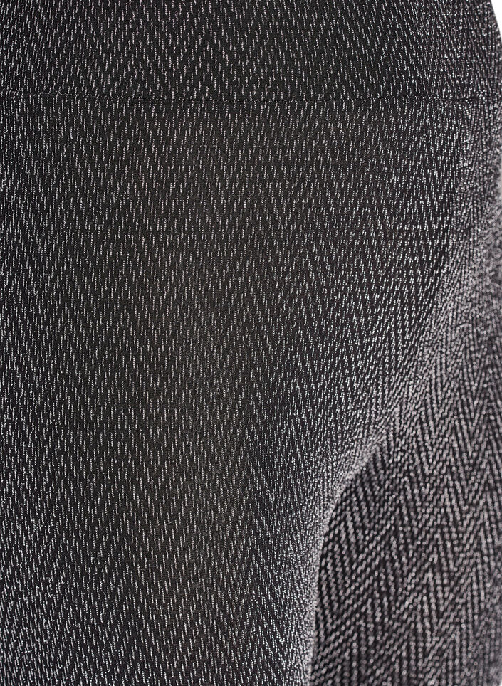 Leggings mit Glitzermuster, Schwarz, Packshot image number 2