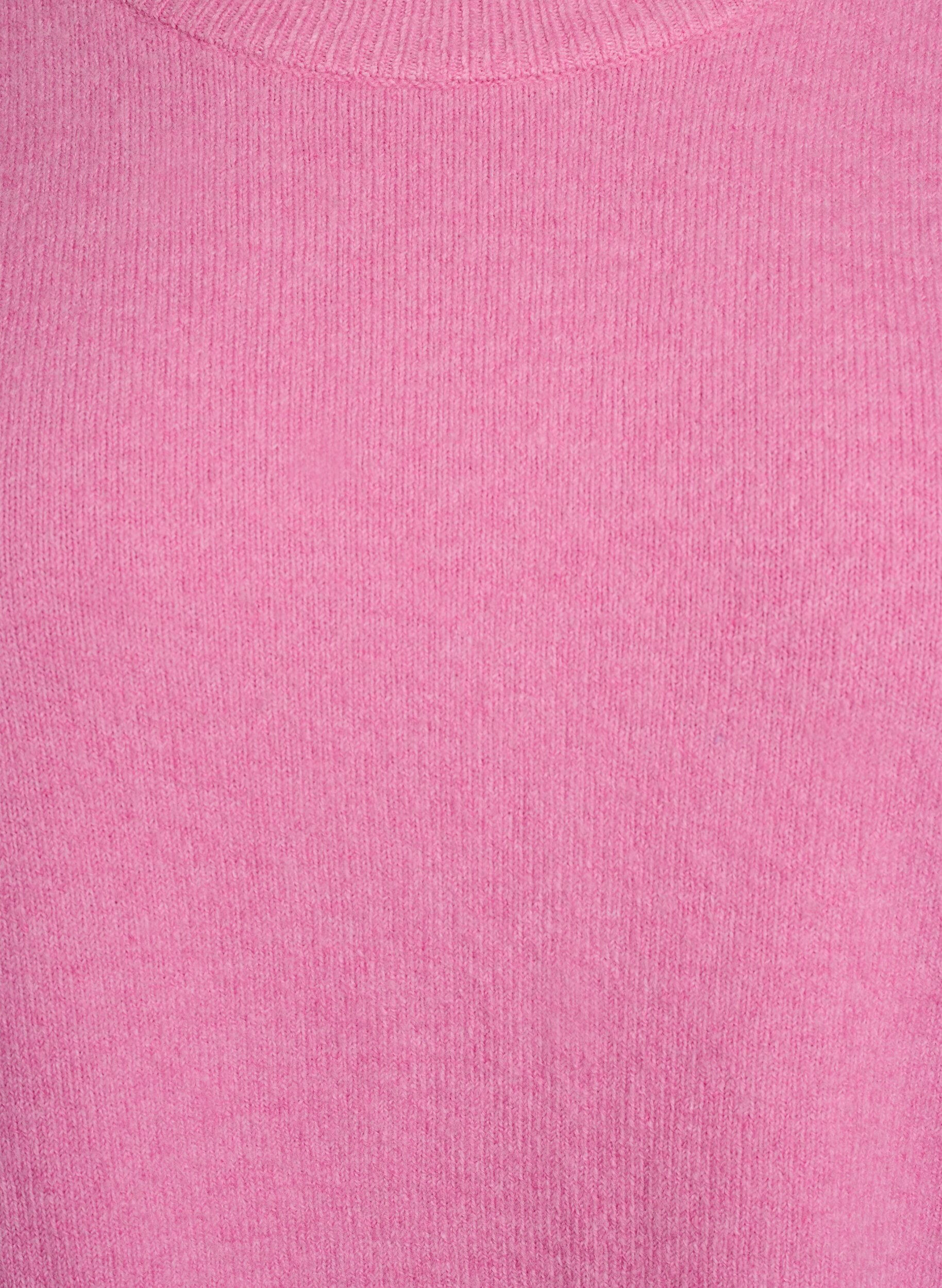 ZizziBluse aus Strick mit kurzen &Auml;rmeln, Pink, Packshot image number 2