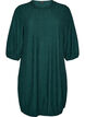 Kleid in Ballonform mit Struktur, Gr&uuml;n, Packshot image number 0