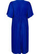 Midikleid mit Plisseefalten und Fledermaus&auml;rmeln, Blau, Packshot image number 1