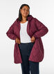 Mittellange Steppjacke mit Kapuze, 0655, Model image number 0