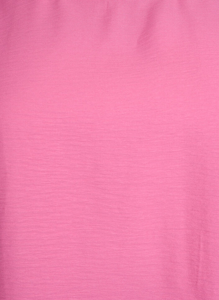 Bluse mit kurzen, weiten Ärmeln, Pink, Packshot image number 2
