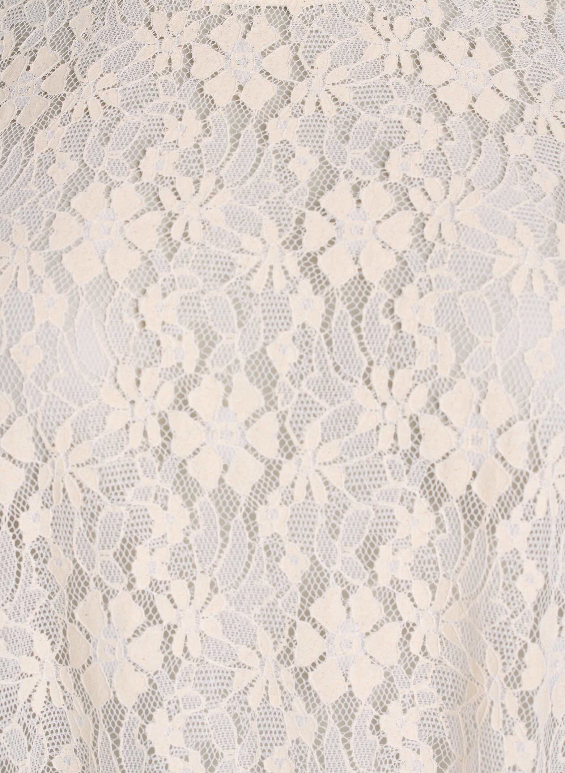 ZizziSpitzenbluse mit 3/4-&Auml;rmeln, Vanille, Packshot image number 2