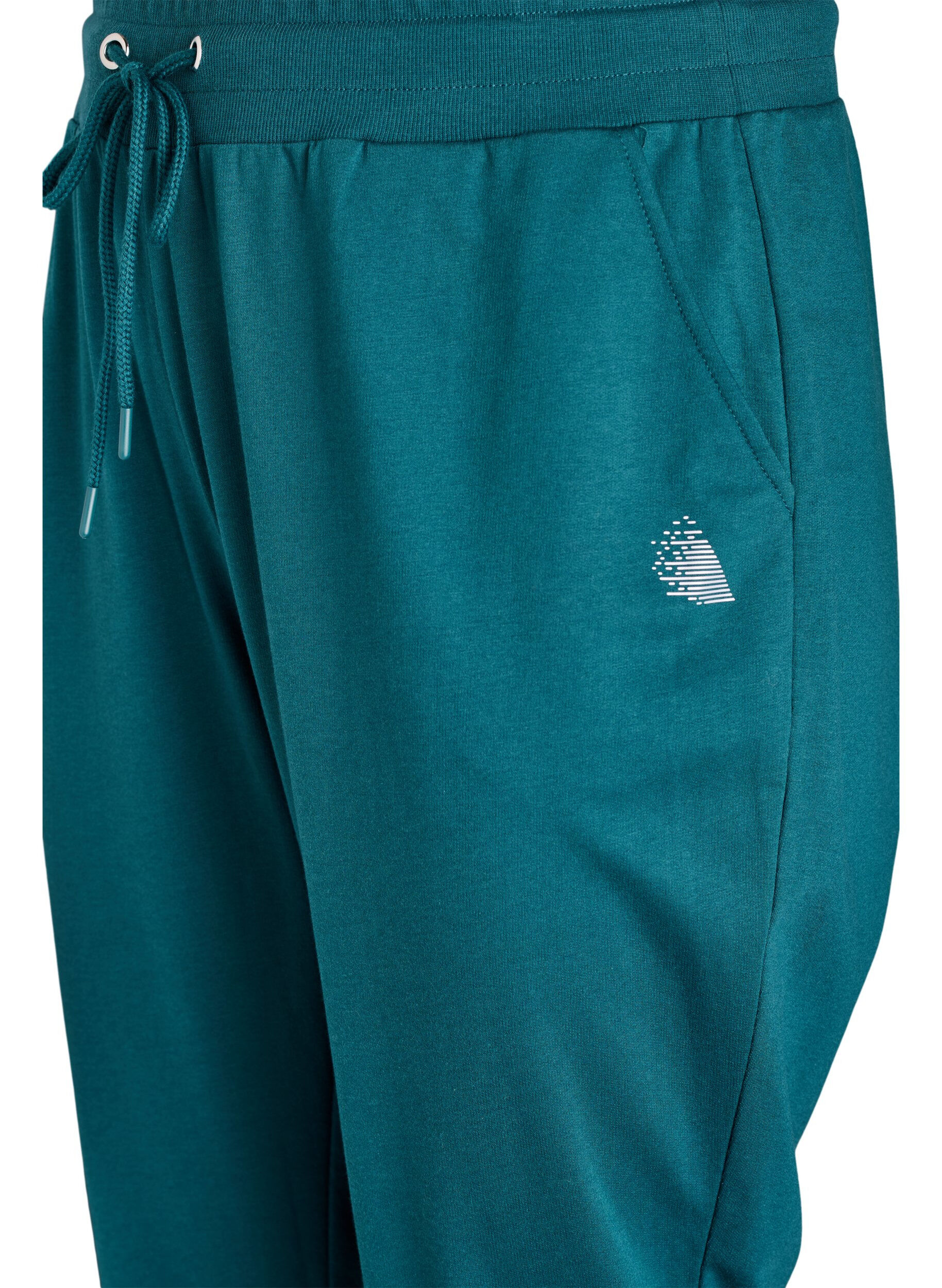 ZizziLockere Trainingshose mit Taschen, Gr&uuml;n, Packshot image number 2