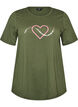 T-Shirt mit Print, Gr&uuml;n, Packshot image number 0