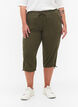 Capri-Hose aus Baumwolle, Gr&uuml;n, Model image number 2