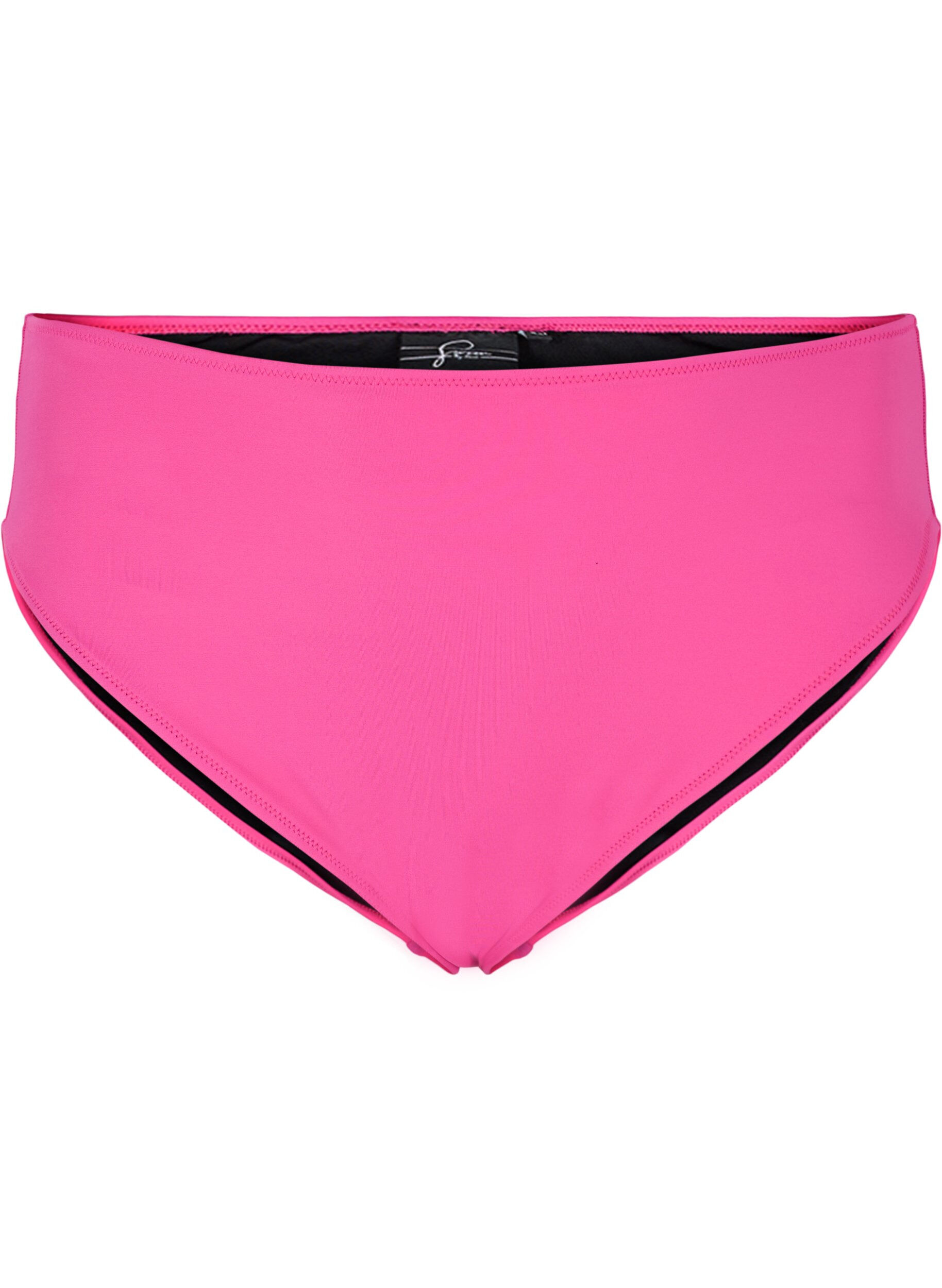 ZizziHochtailliertes Bikiniunterteil, Pink, Packshot image number 0