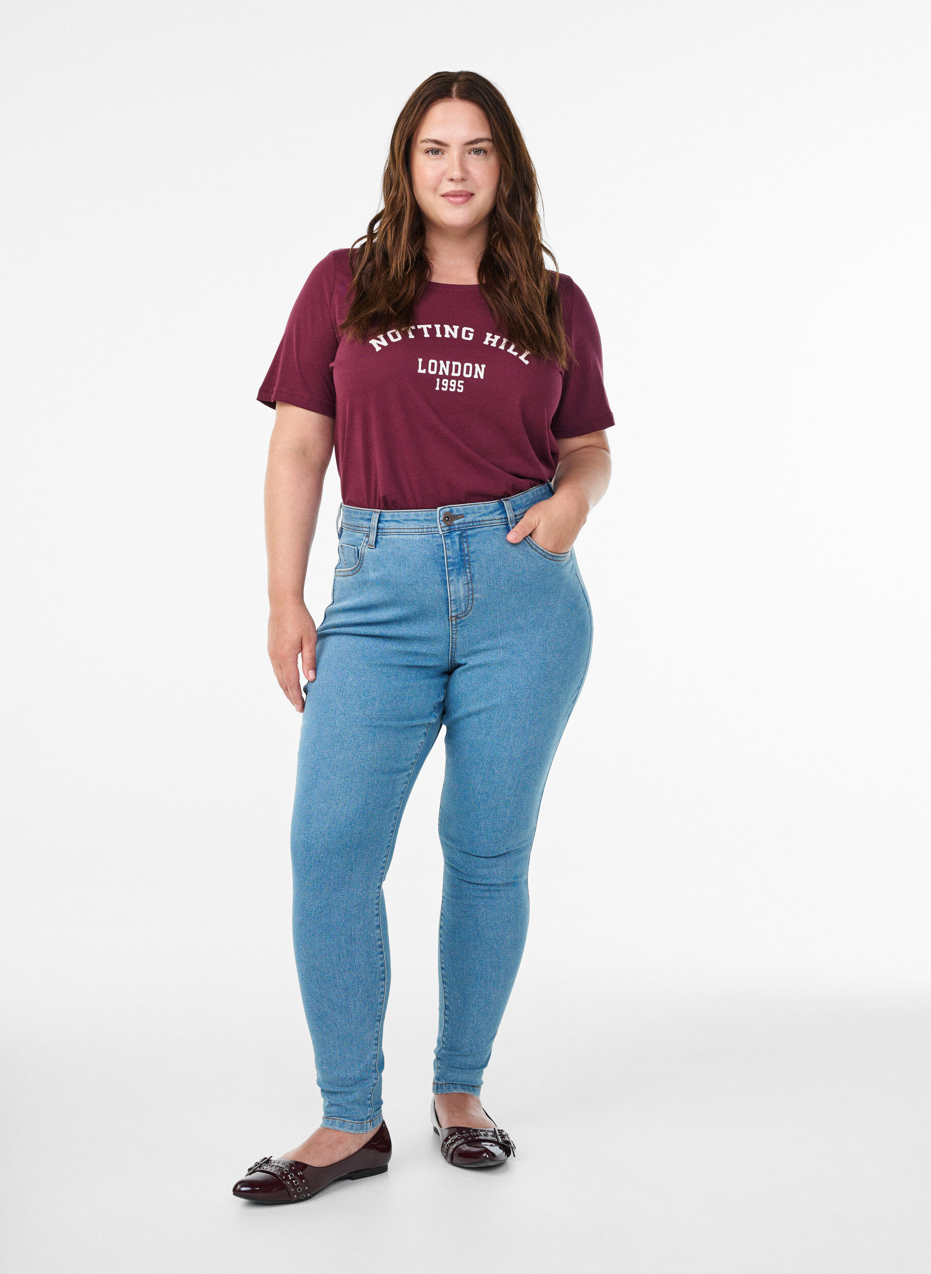 ZizziT-Shirt mit Print, Rot, Model image number 1