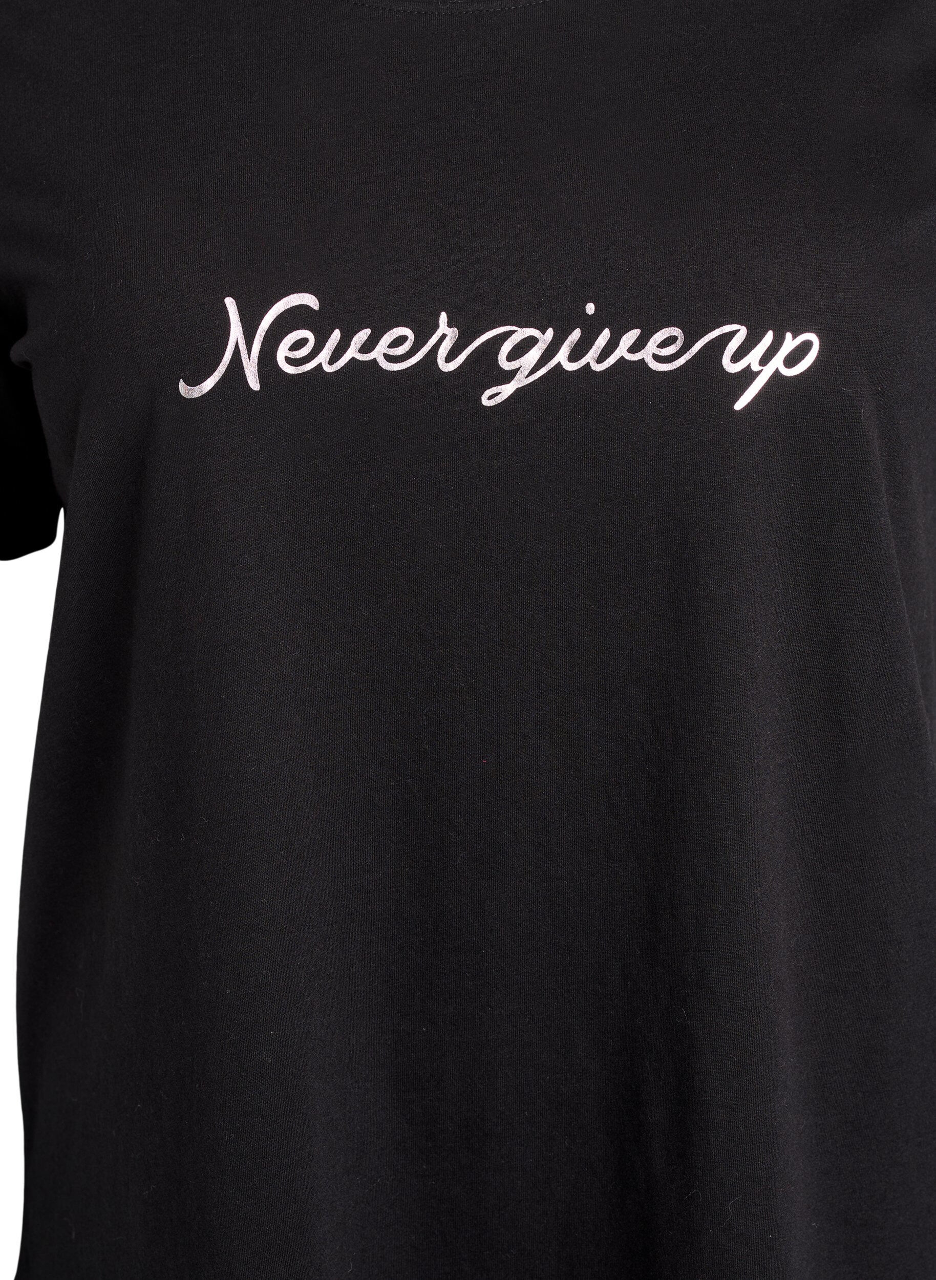 ZizziT-Shirt mit Print, Schwarz, Packshot image number 2