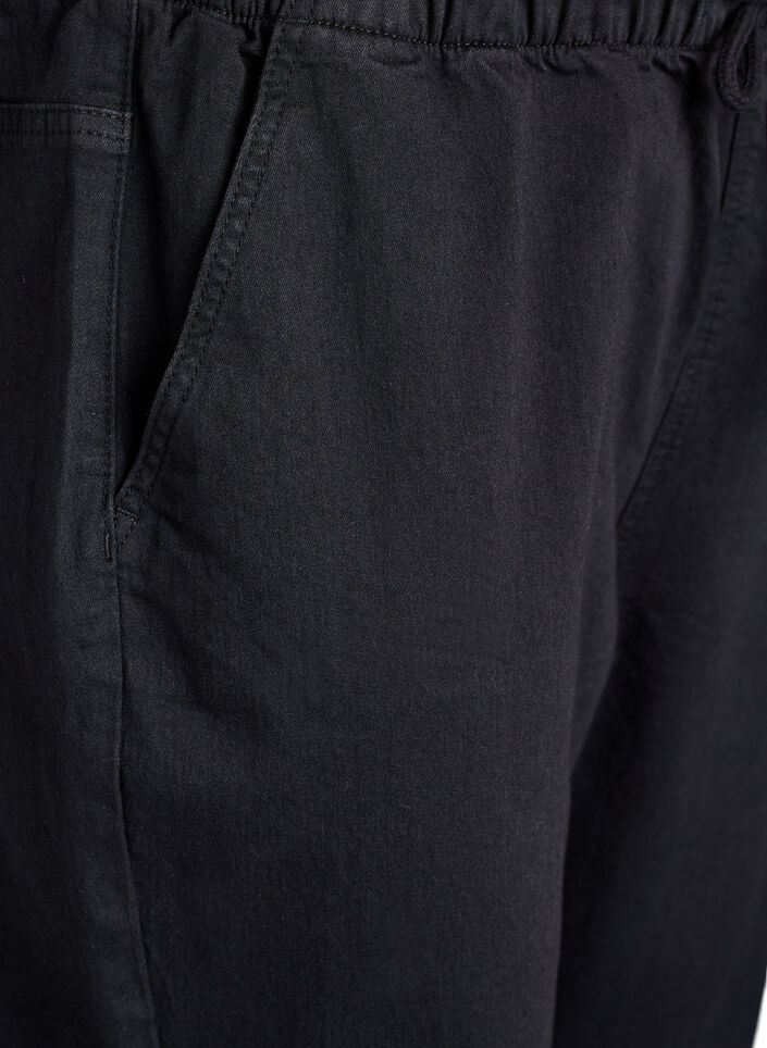 Jeans-Jogginghose mit Taschen, Schwarz, Packshot image number 2