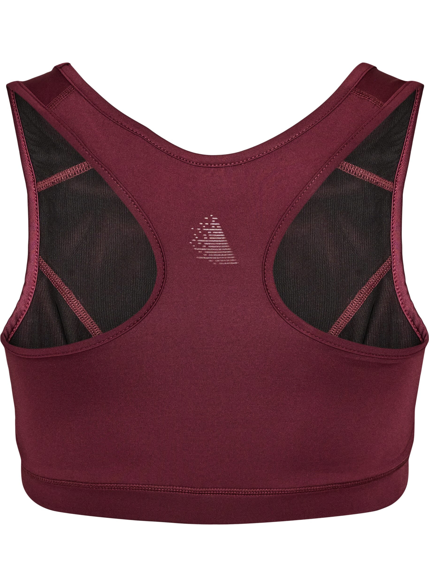 ZizziSport-BH mit Racerback, Rot, Packshot image number 1