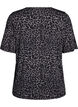 T-Shirt mit TENCEL™ Lyocell und Leopardenmuster, Grau, Packshot image number 1
